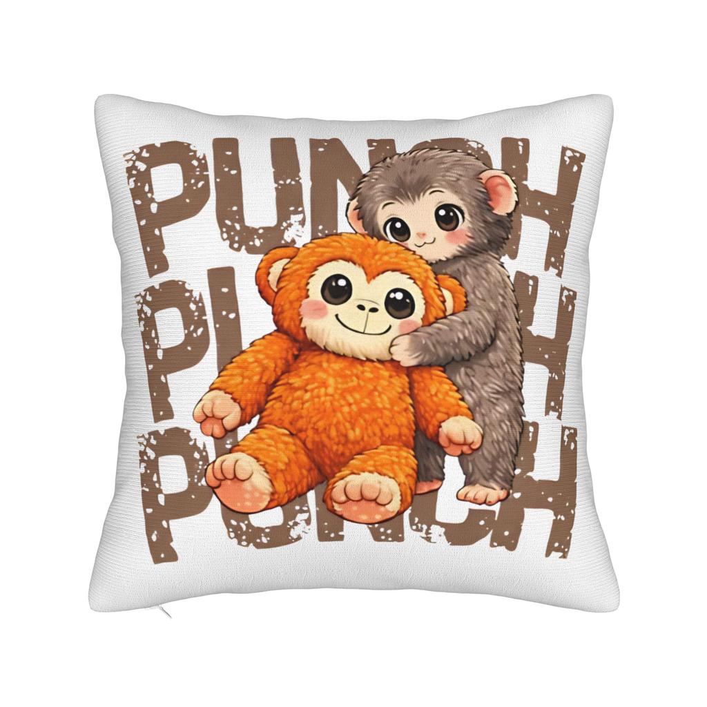 Punch Monkey Pillow Case Cute Funny Pillow Cover Soft Pillowcases For Sofa Bedroom Home Decor