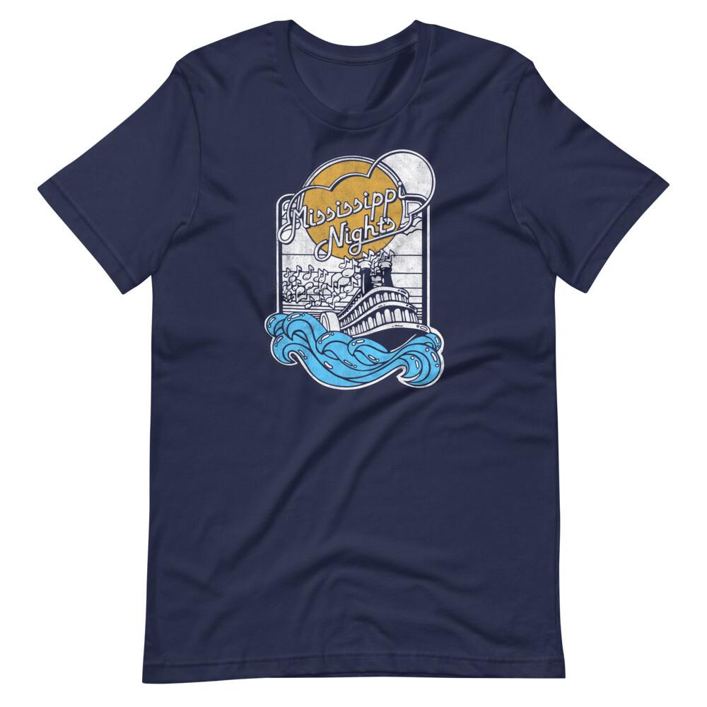 MISSISSIPPI NIGHTS Music Venue Club Tee Shirt Short-Sleeve Unisex T-Shirt