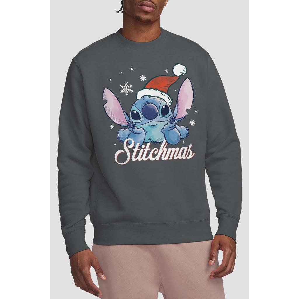 Lilo & Stitch Унисекс Взрослый Рождественский свитшот Stitchmas