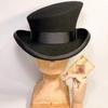 Asymmetric Top Hat Wool Hat Women Men Unisex Hat Steam Punk Hat Top Hat Fashion