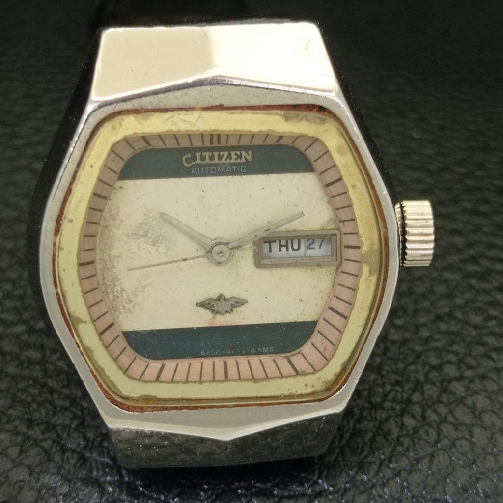 ВИНТАЖНЫЕ АВТОМАТИЧЕСКИЕ ЯПОНСКИЕ ЖЕНСКИЕ ЧАСЫ CITIZEN С ОРИГИНАЛЬНЫМ ЦИФЕРБЛАТОМ a700354-5