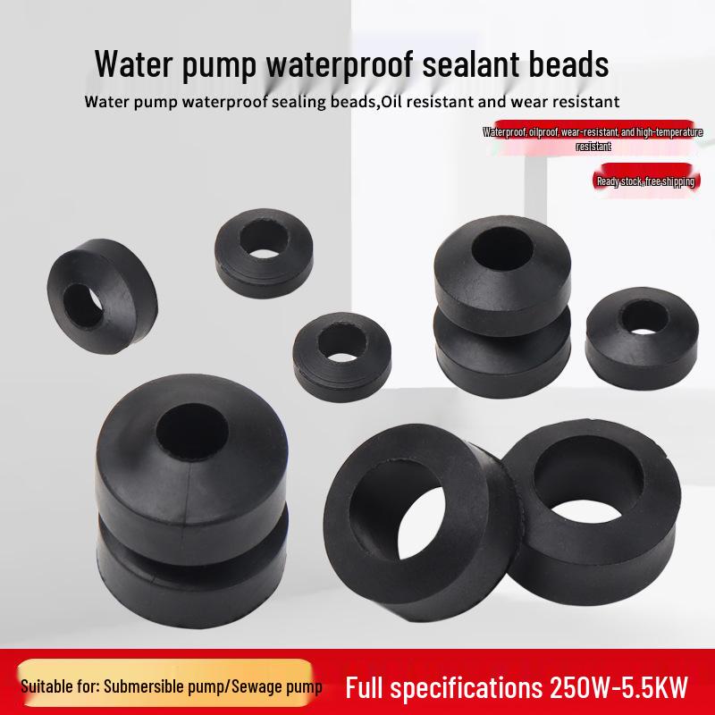 Ремкомплект резиновых уплотнений для погружного насоса: Шнур питания, Водонепроницаемые кольца, Бусины для абака