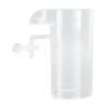 Fish Food Feeder Tube Transparent Acrylic Floating Food Feeding Fish Tank Feeding Tube for Aquarium