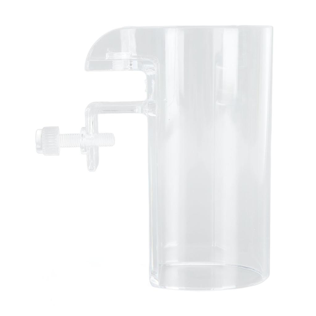 Fish Food Feeder Tube Transparent Acrylic Floating Food Feeding Fish Tank Feeding Tube for Aquarium