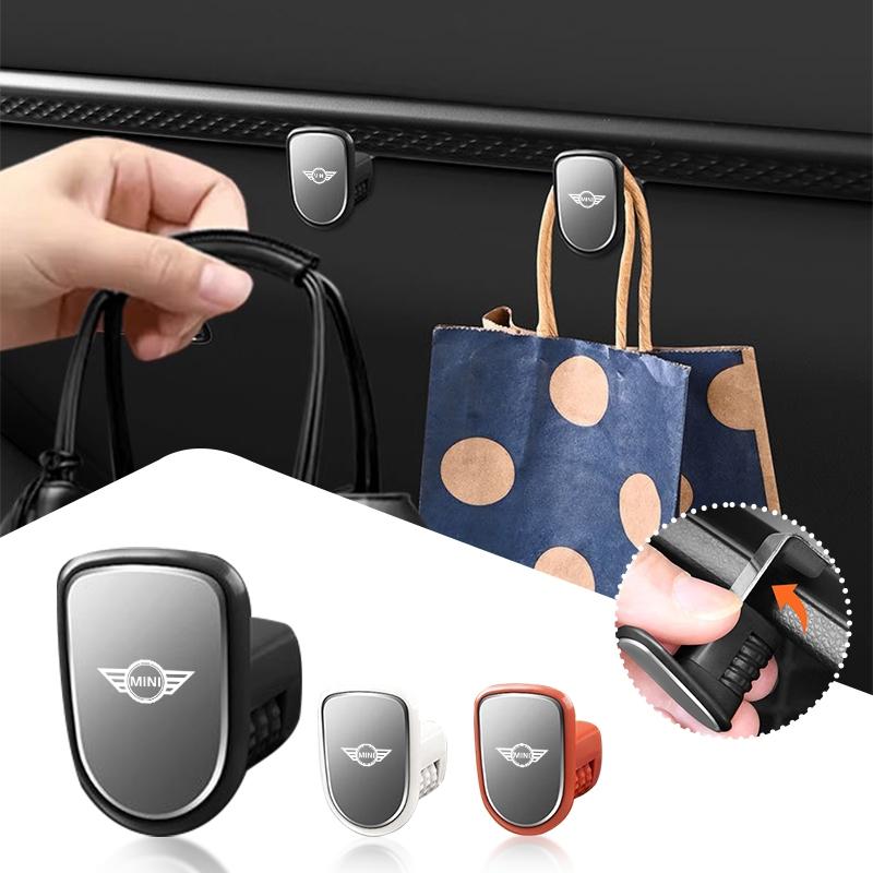 Car Seat Back Hooks For BMW MINI Cooper One JCW F54 F55 F56 F60 R50 R52 R53 R60 Multifunction Storage Hook Accessories Keychain djpxh44
