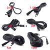 Female To Male Plug CCTV DC Power Cable Extension Cord Adapter 12V Power Cords 5.5x2.1mm Camera Power Extension Cord