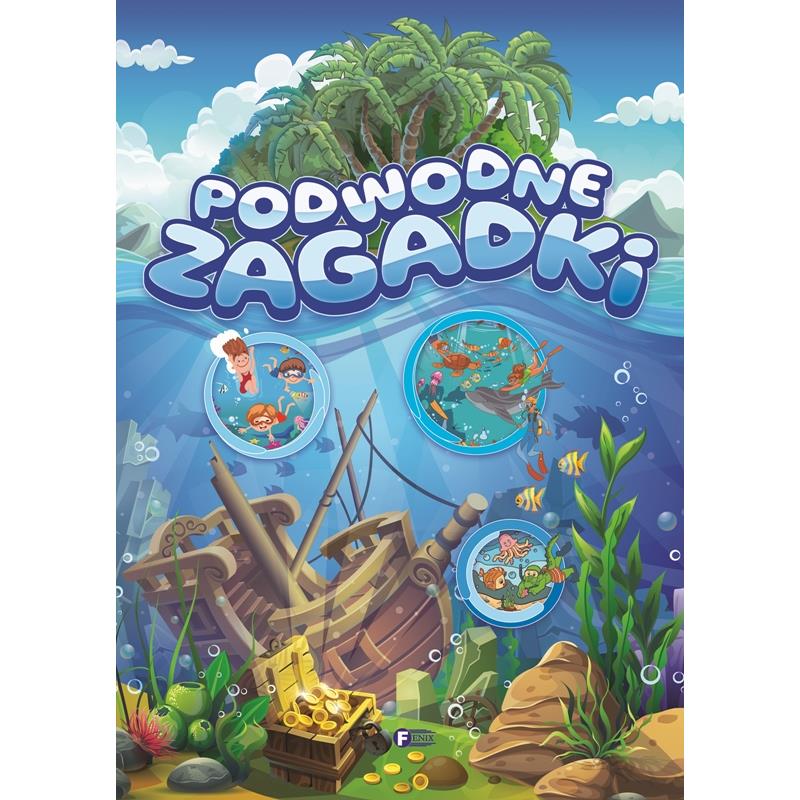 Underwater Puzzles For Kids 32 Pages Puzzle Book
