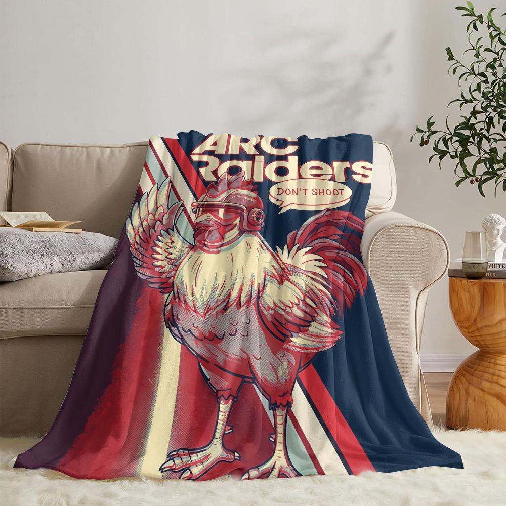 GUOYU Blanket Game AaRC Raiders Throw Soft Flannel Throw Summer Blanket Lightweight Cozy Nap Blanket for Sofa Bed Travel