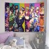 JoJo's Bizarre Adventure Гобелен Арт-печать Дешевый Хиппи Настенный подвес Богемные Настенные гобелены Мандала Искусство Домашний декор