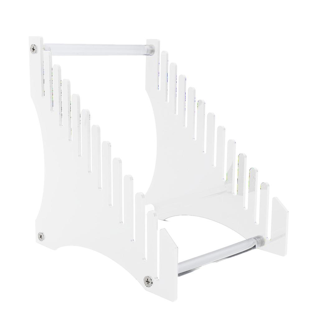 Держатель для хранения пластинок, 12 слотов, акриловый органайзер для виниловых пластинок, простая сборка, подставка для пластинок