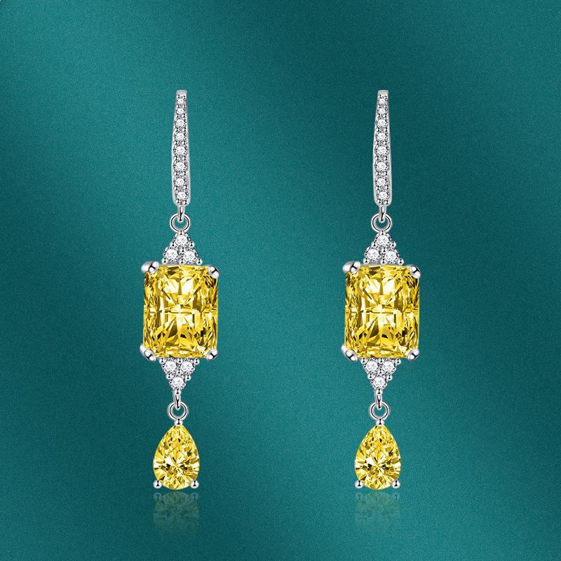 Sace Gems Classic Copper Alloy Zircon Earrings Ladies Jewelry Wedding Promise Party Gift