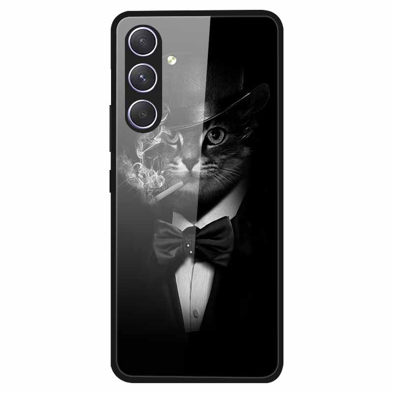 Закаленное Стекло Чехол для Samsung Galaxy A34 / A54 5G Крышка Жесткие Ударопрочные Чехлы для Samsung A54 Funda Coque для GalaxyA54 чехол
