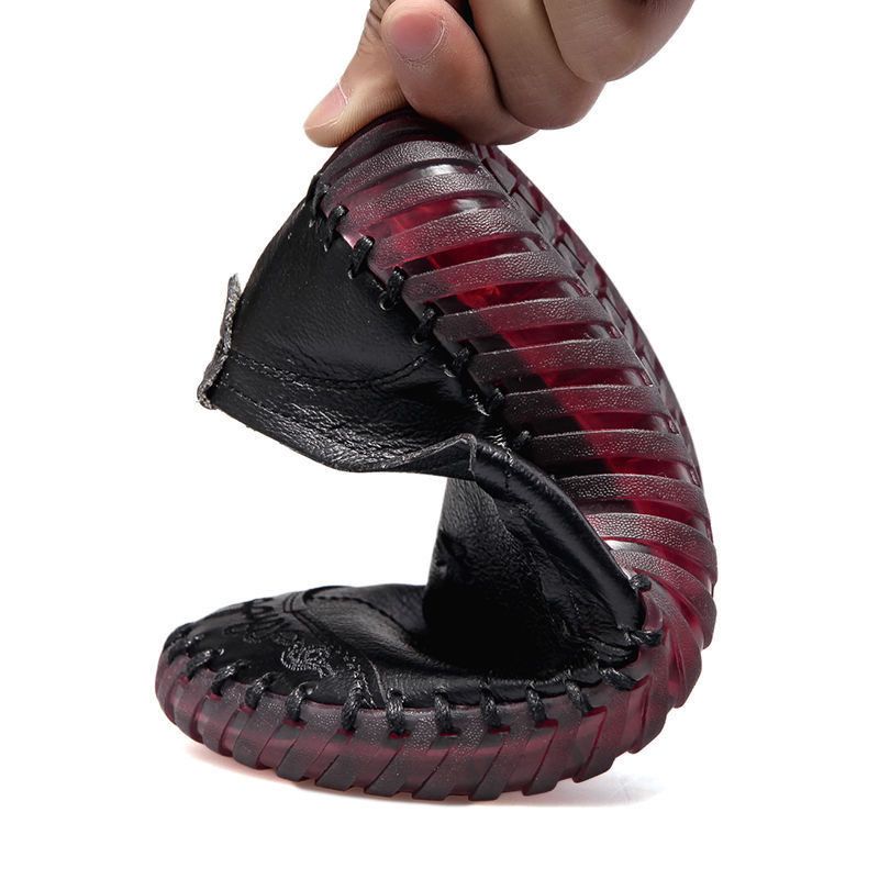 Black Wide Fit Women Shoe Female Loafers Designer Spring Shoes with Genuine Leather Upper  New oxford Sneaker Woman Flats