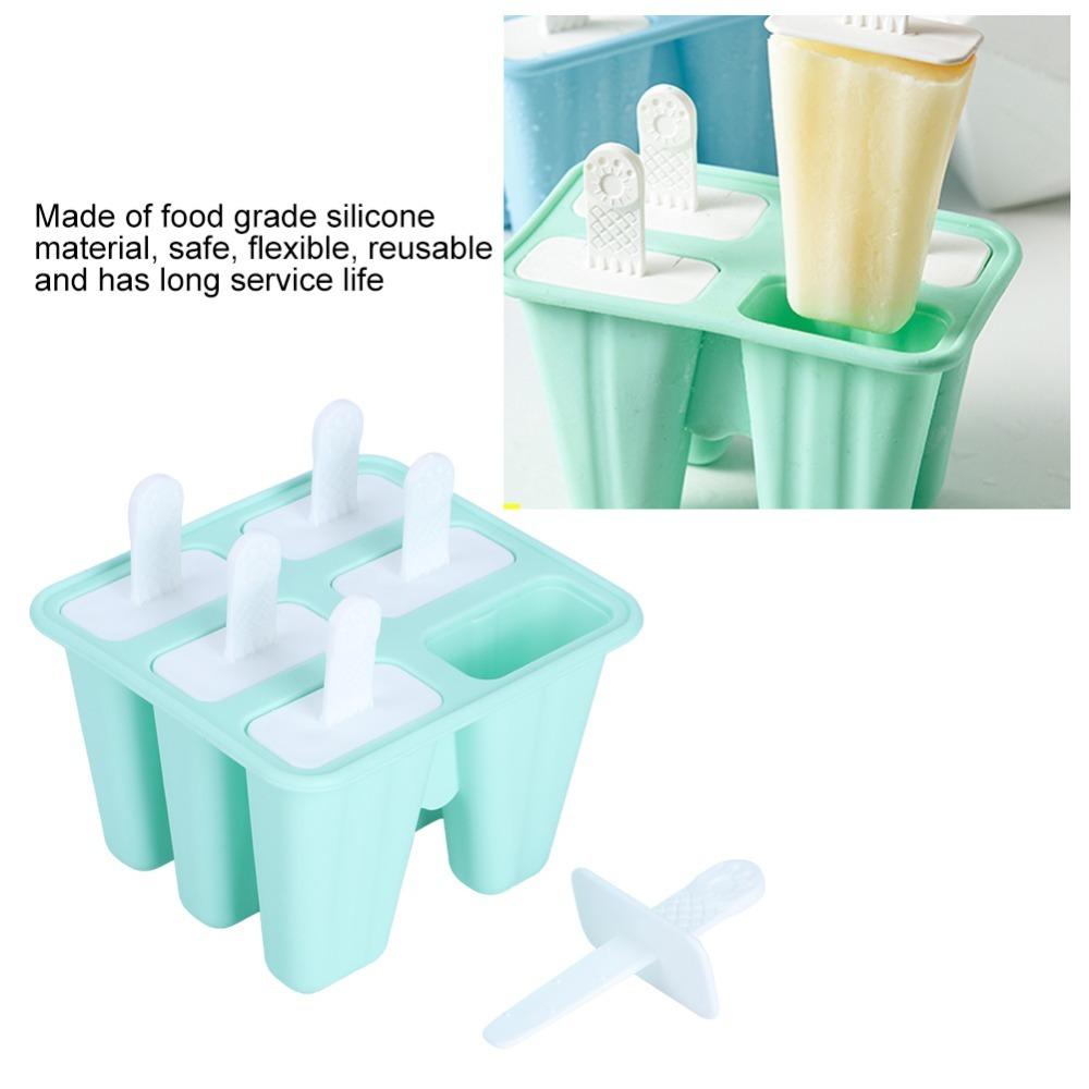 Reusable Ice Cream Mould Easy Release Popsicle Mold Durable Silicone Mold  DIY Ice Cream