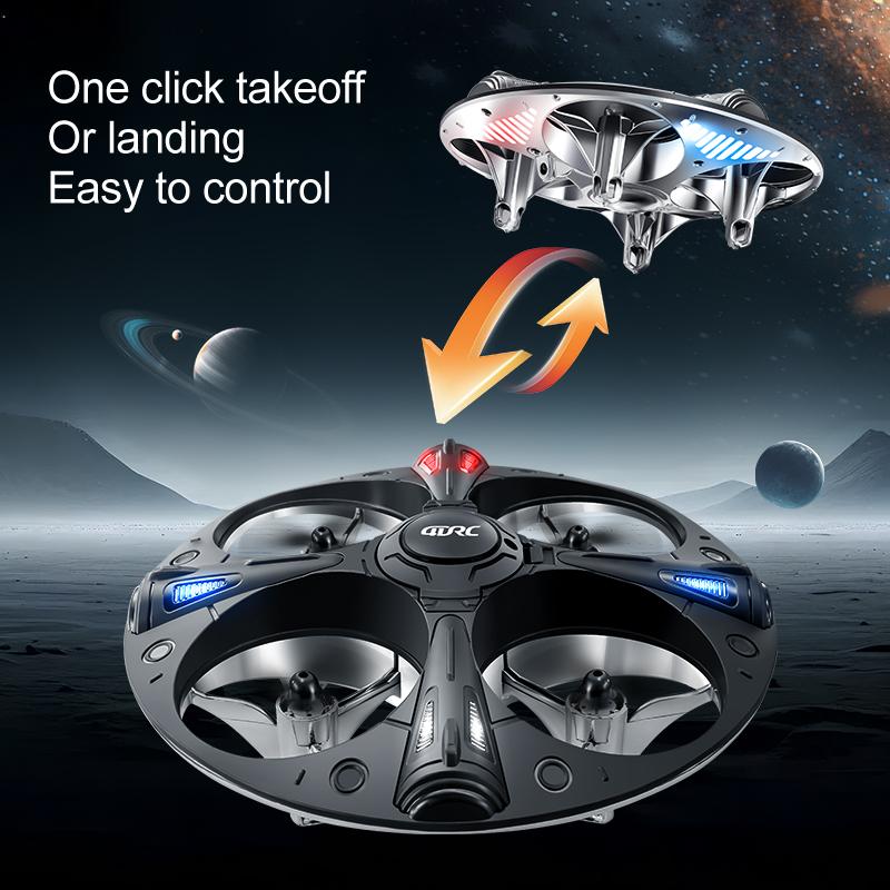 Новый мини-дрон V43 RC НЛО со светодиодной подсветкой, квадрокоптер с управлением жестами, индукционный летающий шар с защитой от столкновений, радиоуправляемые игрушки для детей