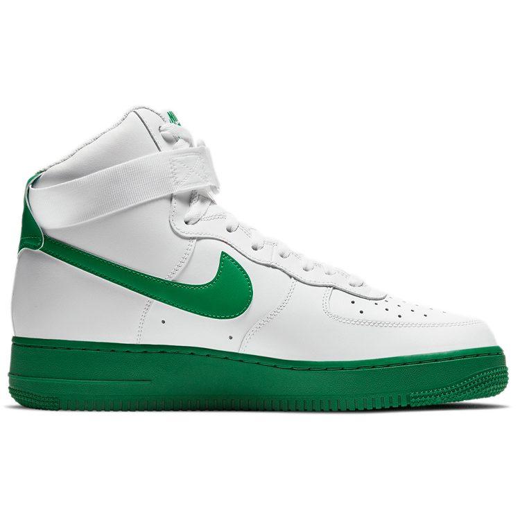 Nike Air Force 1 High Белый Зеленая Подошва CK7794-100