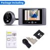 2.8" Digital Magic Eye Electronic Viewfinder Night Vision Safety Door Viewer Photo Recording Door Peephole Camera