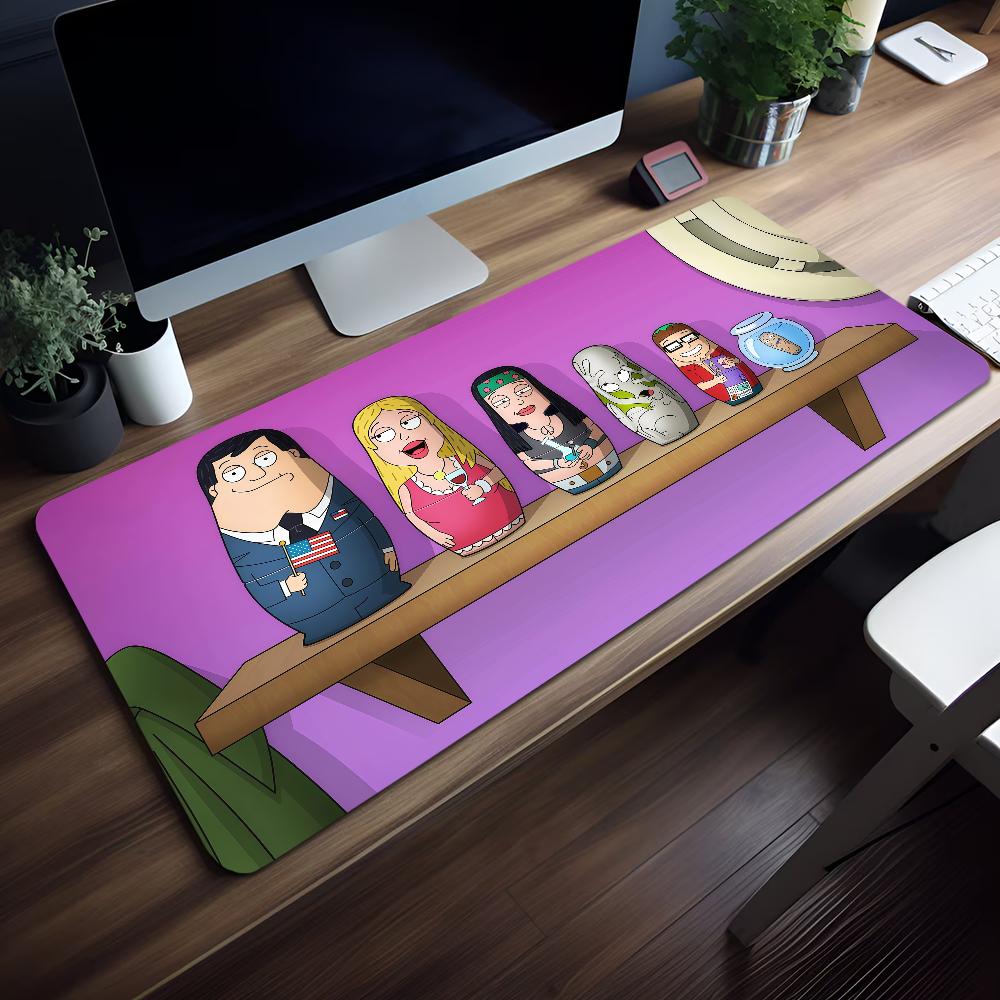 Коврик для мыши MousePad Нескользящий Заблокированный край Офис Папа Студент Игровой Мультяшный Утолщенный Комедия Американский Большой Письменный Коврик Подушка