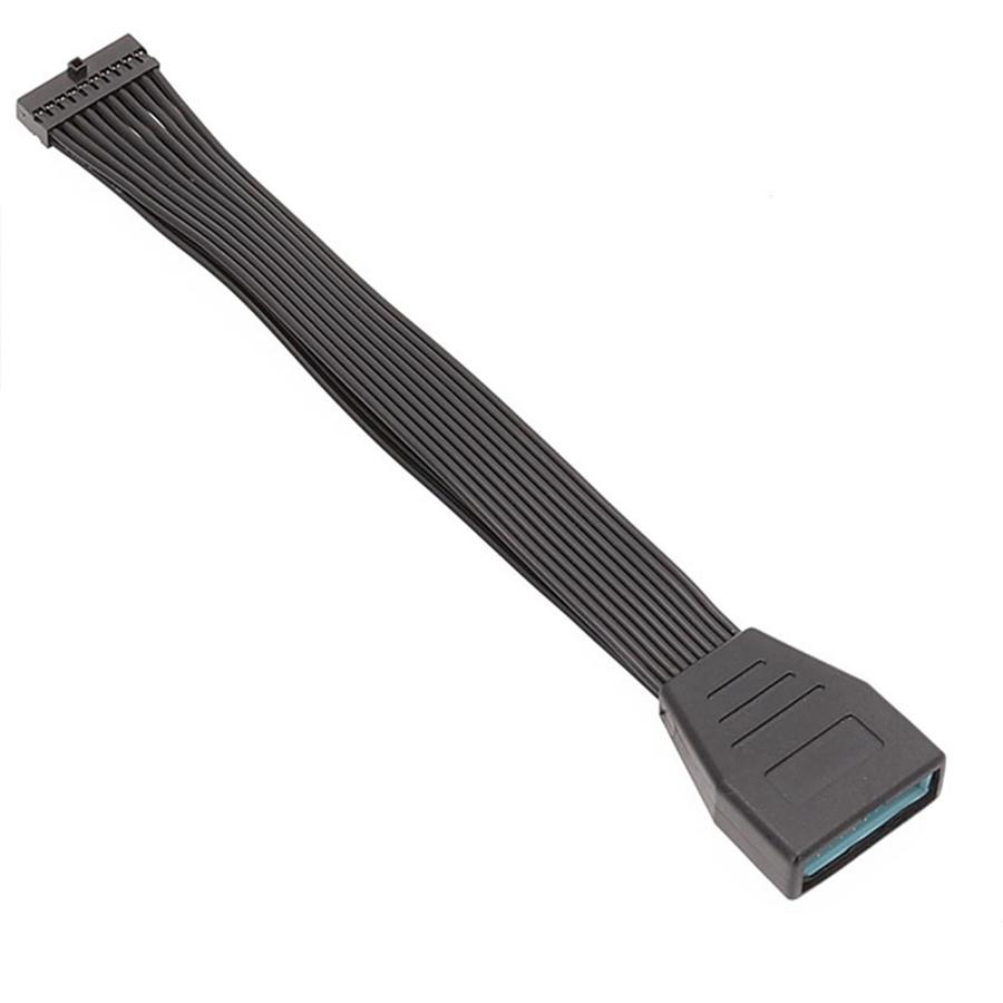 USB 3.0 19 Pin Male - Female: Small Mini USB 3.0 Connector 19/20-Pin Internal Extension Cable;