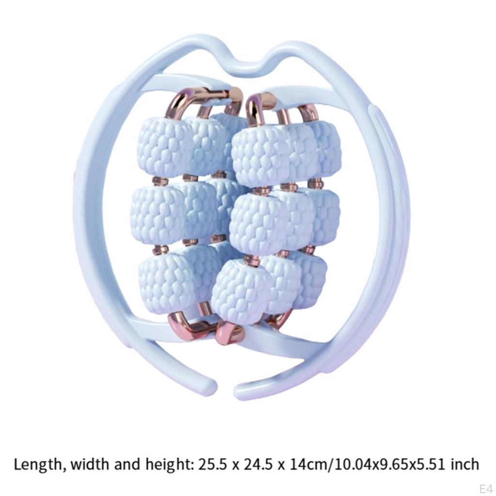 Массажный роликовый массажер 18 колес для глубоких тканей, колесо для рук и ног для голени
