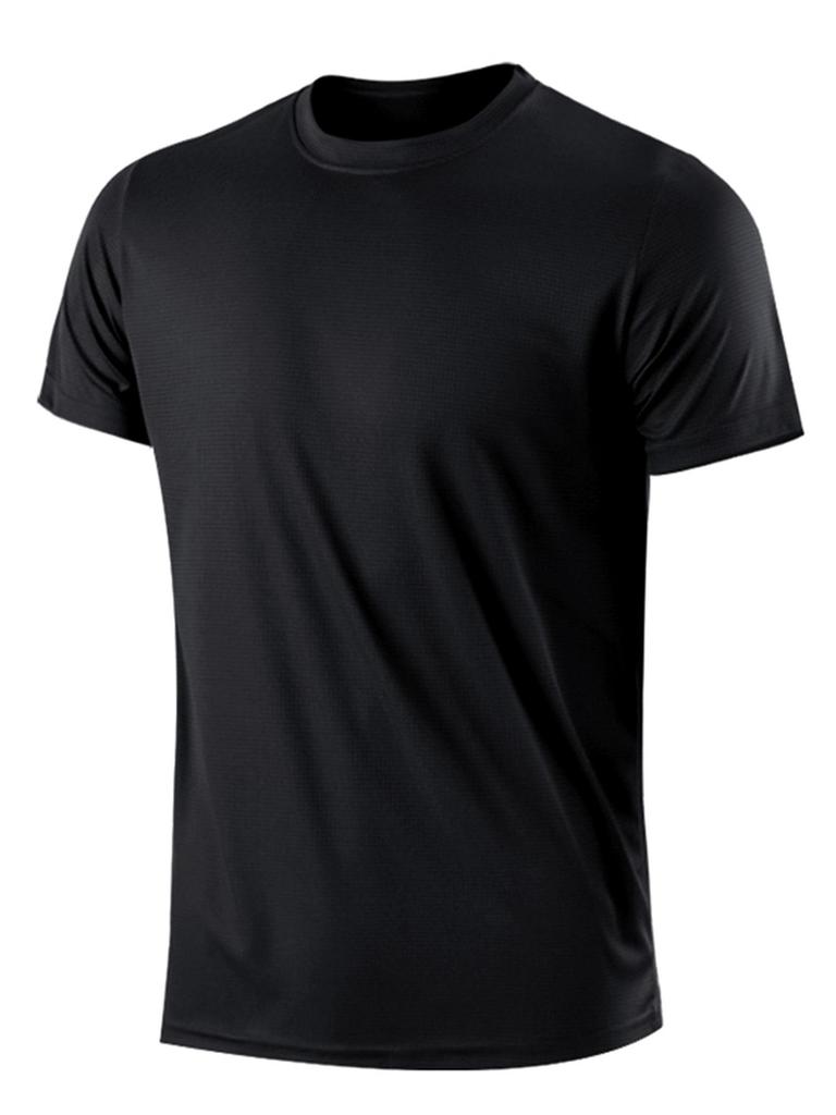 3PCS/Set Men's Casual Breathable Quick-Dry Short Sleeve Sports T-Shirts