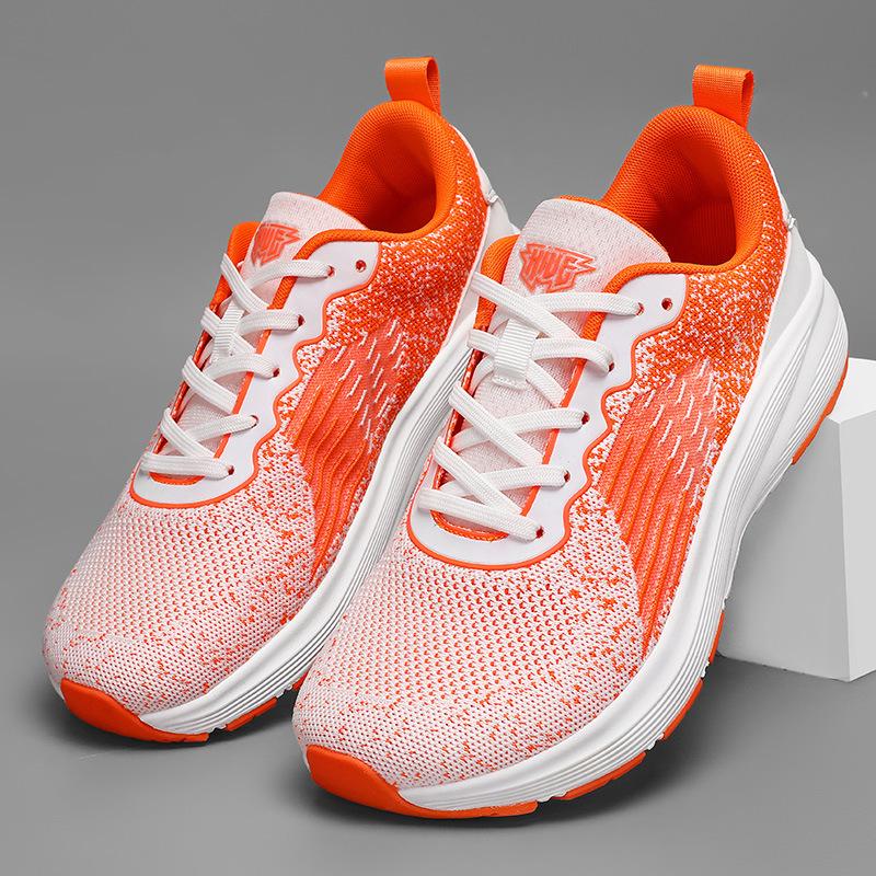 Summer couple large size outdoor mesh breathable thin light soft sole versatile comfortable casual men's sports shoes