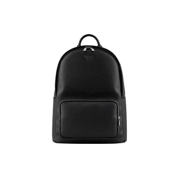 Emporio Armani Рюкзак мужской деловой модный легкий однотонный с логотипом орла Черный Y4O250-YLA0E-81072
