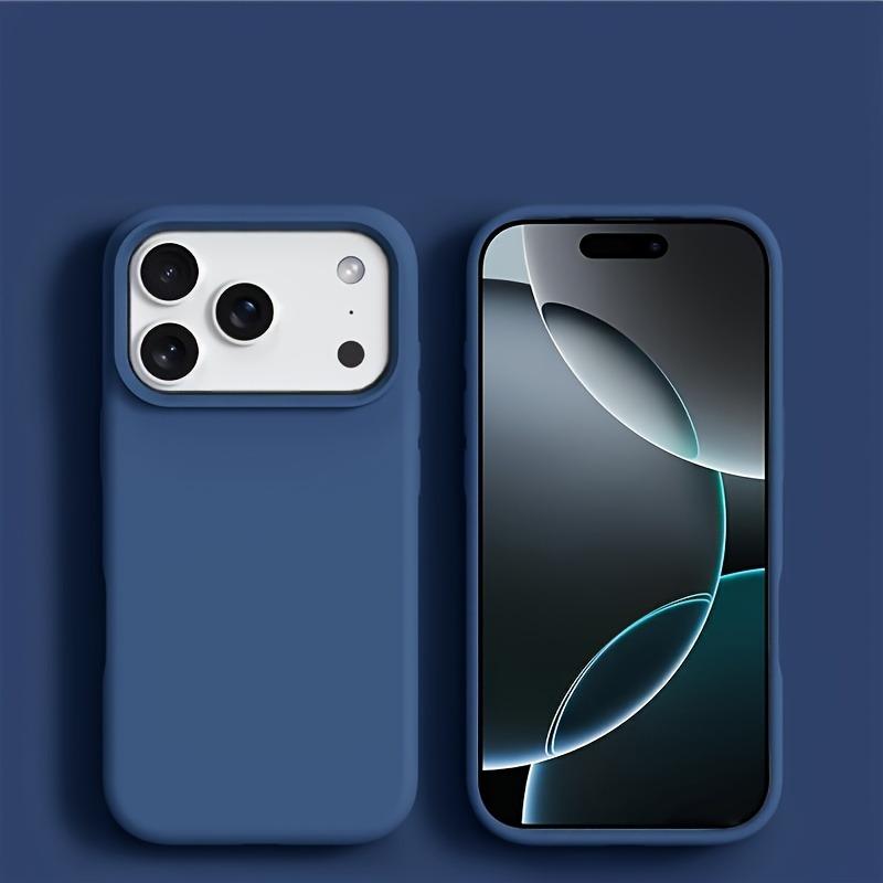 Роскошный оригинальный чехол для iPhone 17 Pro Max, чехлы для телефона из жидкого силикона, мягкие чехлы для iPhone 17 17Pro Air 17Pro Max, противоударная крышка