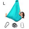 Детский гамак для йоги, эластичная кровать, качели для дома и улицы, регулируемый гамак, инструмент для йоги и фитнеса с удлинителями