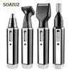 4 In 1 USB Rechargeable Professional Nose Ear Hair Trimmer For Men Electric Nostril Nasal Clipper