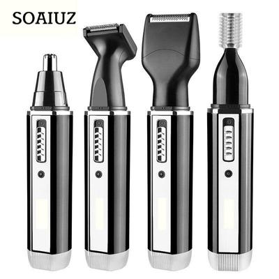 4 в 1 USB перезаряжаемый профессиональный триммер для волос в носу и ухе для мужчин электрическая машинка для стрижки ноздрей