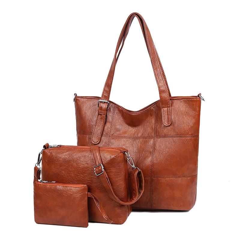 Женская сумка-тоут Новая городская сумка через плечо для мамы большой вместимости простая сумка-мессенджер сумка для мамы и ребенка