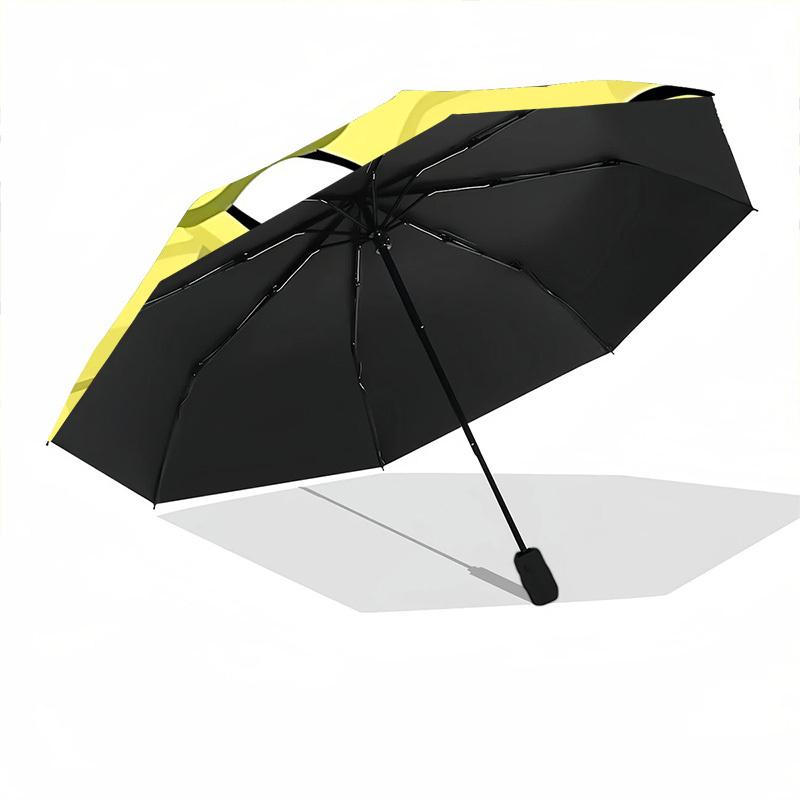 1PC SquarePants Automatic Open/Close Folding Umbrella, Windproof 8 Rib Construction, Lightweight Travel Umbrella for Women/Men, Ideal Gift 0902053