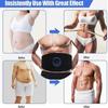 Новый EMS стимулятор мышц, USB электрический тонер для пресса, пояс для живота, вибрация, пояс для тела, живот, потеря веса, оборудование для фитнеса