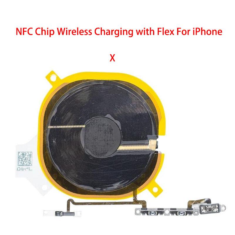 Wireless Charging Chip Coil NFC With Volume Flex For iPhone 11 Pro Max 12 13 14 X XS XR Charger Panel Sticker