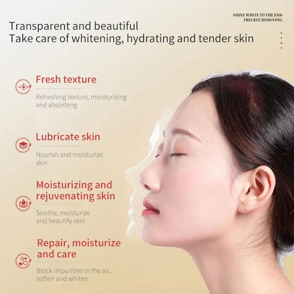 100 г отбеливающая маска для лица пилинг маска для увлажнения пятен мелазма осветление удаление пятен уход S F5Y8