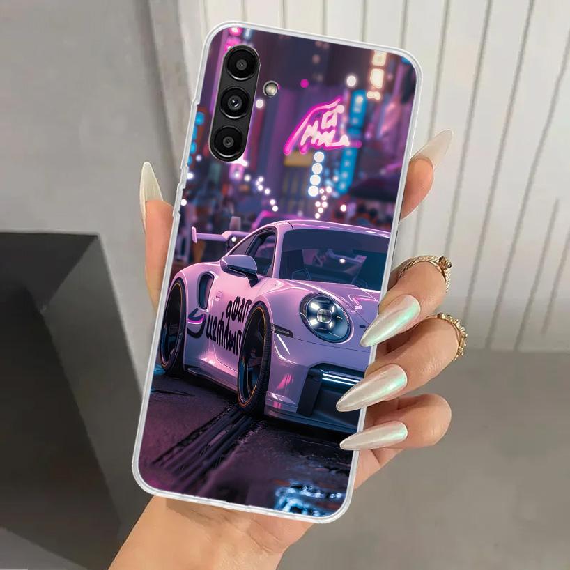 Чехол для телефона Спортивный автомобиль 911 для Samsung Galaxy A17 A16 A37 A26 A36 A57 A56 A15 A25 A35 A55 A14 A24 A34 A54 A13 A23 A33 A53 Galaxy
