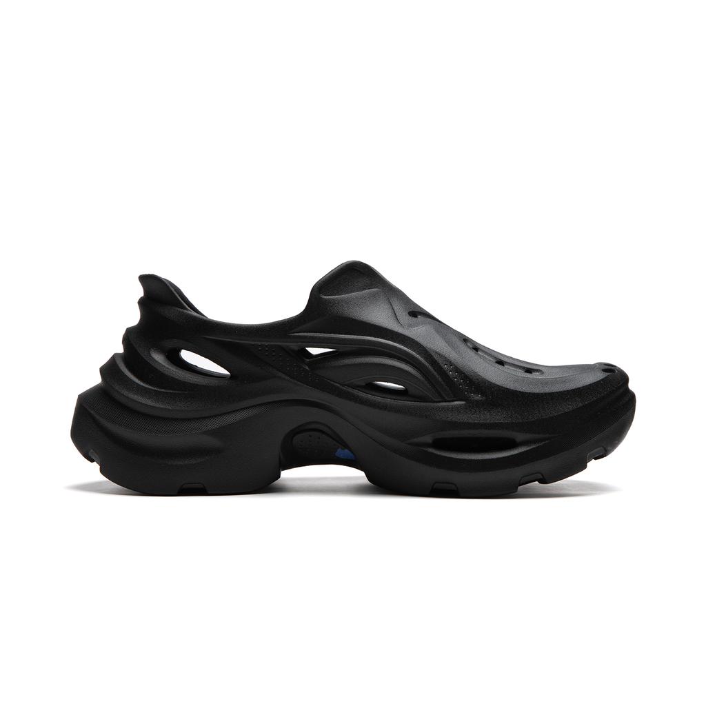 Li Ning Zhi Xing Hole Shoes Comfortable Lightweight Stylish Breathable Dry Thick Sole Increased Height Durable Non-Slip Shock Absorption AGUU009-1
