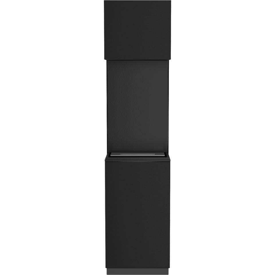 Portal Bioethanol fireplace SIERRA TÜV black set