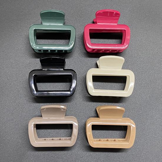 Женская заколка для волос, нержавеющая, с пружиной, легкая, нескользящая, заколка-коготь, для задней части головы, для душа, для укладки волос, аксессуары для волос