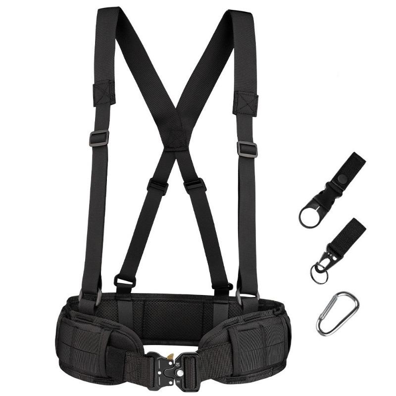 Outdoor Waist Belt Multi-Functional Quick Release Waist Seal Buckle Nylon Waistband