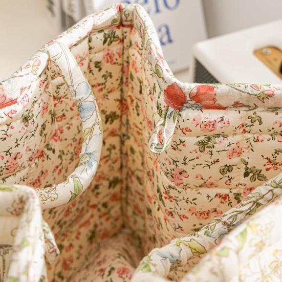 Корзина для хранения с ручками. Многофункциональная складная корзина для хранения из утолщенной ткани большой вместимости.