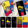 Чехол для телефона Samsung Galaxy A05 A06 A16 A54 A34 A14 A55 A35 A15 A53 A33 A13 A22 A32 A52 с флагом Колумбии