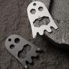 Stainless Steel Card Bottle Opener Halloween Ghost Mountaineering Buckle  For Camping and Hiking