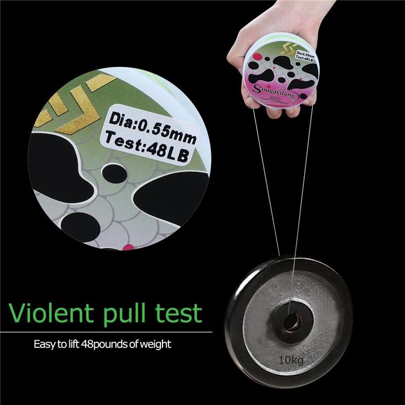 Леска 100M, нейлоновая, диаметр в ассортименте