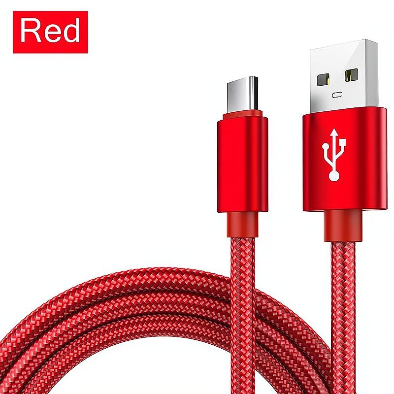 Цифровые кабели Высокоскоростной кабель USB Type-C для быстрой зарядки 3,3 фута/6,6 фута/9,9 фута для телефонов Android — совместим с Samsung, Redmi, OnePlus и Xiaomi