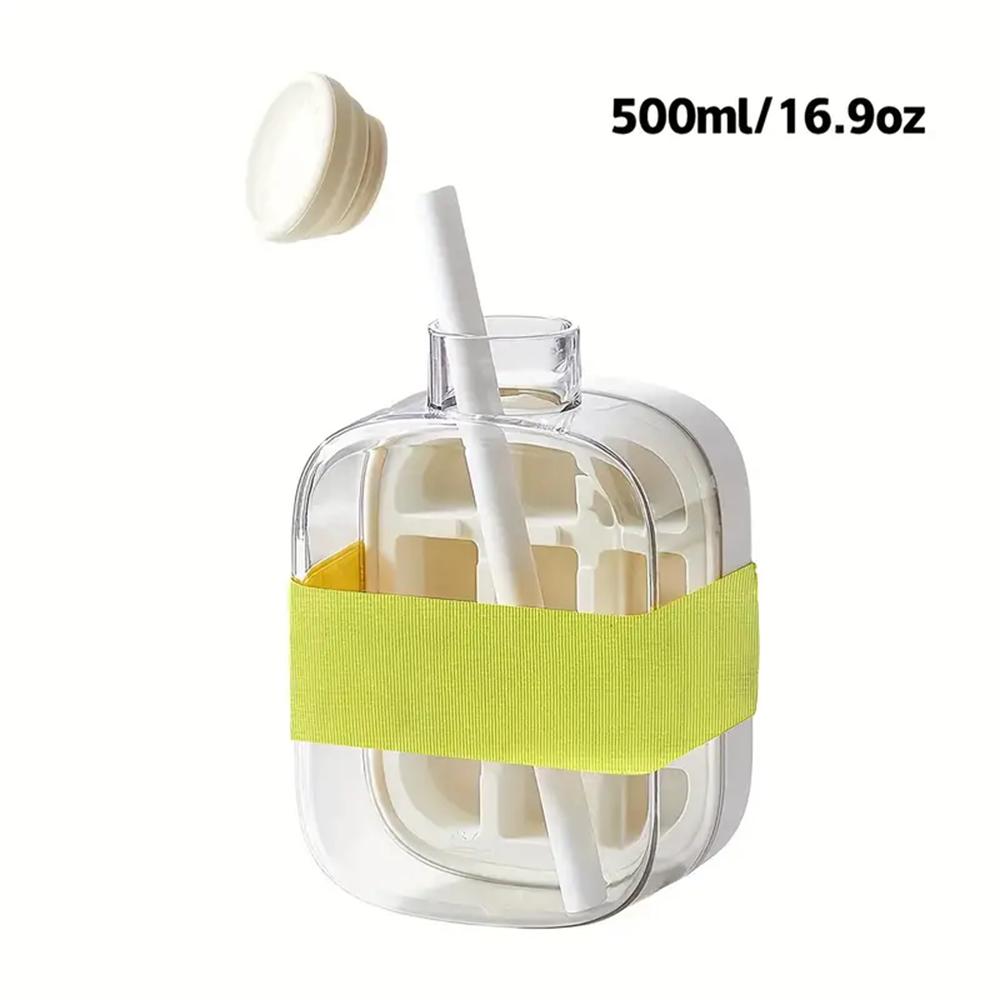 Easy release silicone ice cube dispenser for cocktails, whisky and beer, beverage cooler, straw ice cube dispenser, ice cube