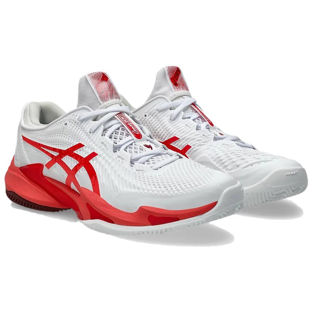 ASICS Court Ff 3 Novak Clay White Electric Red 1041A521-966