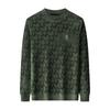 Men's Winter Thick Jacquard Double-Sided Coral Fleece Sweatshirt