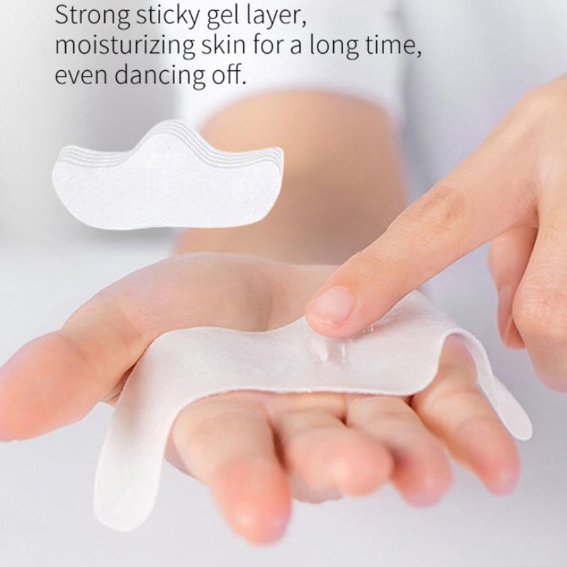 Гелевый патч против морщин на лбу, укрепляющая маска, наклейки для хмурого взгляда, увлажняющий уход за кожей лица против старения